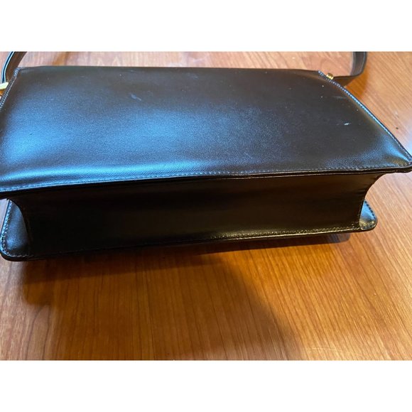 Vintage London Mappin & Webb Leather Handbag Bag - Picture 8 of 10